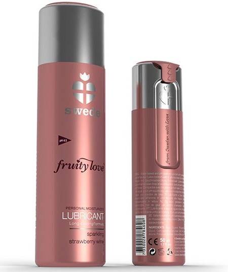 Lubricante Fresas Champagne 100ml