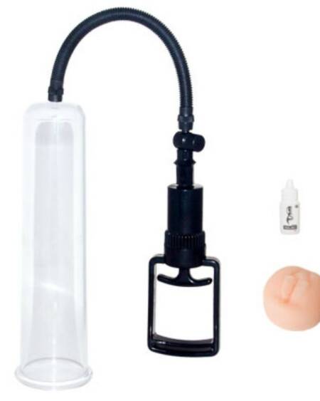 Bomba de Erección con Vibración y boquilla vaginal