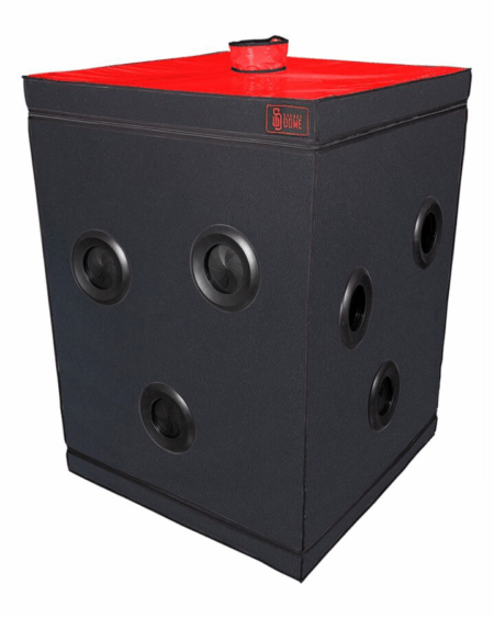 Cabina Negro y Rojo