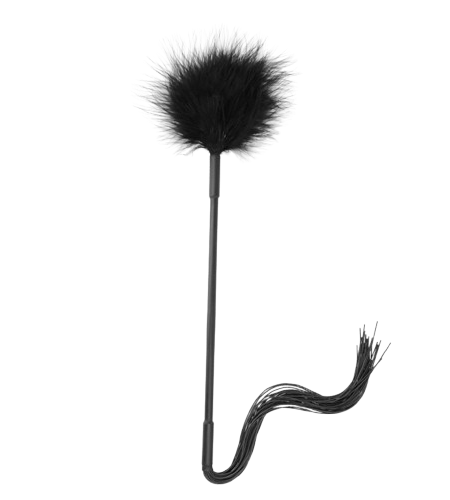 Látigo de Silicona con Plumas