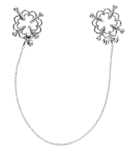 Pezoneras Flor Metal