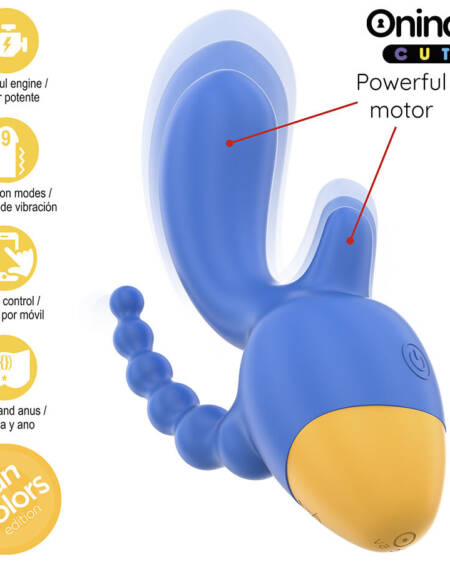 LOVE 3 SOME TRIPLE VIBRADOR CON APP