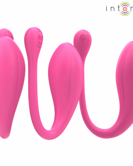 JANICE VIBRADOR U DOBLE ESTIMULACIÓN 10 VIBRACIONES ROSA CONTROL REMOTO