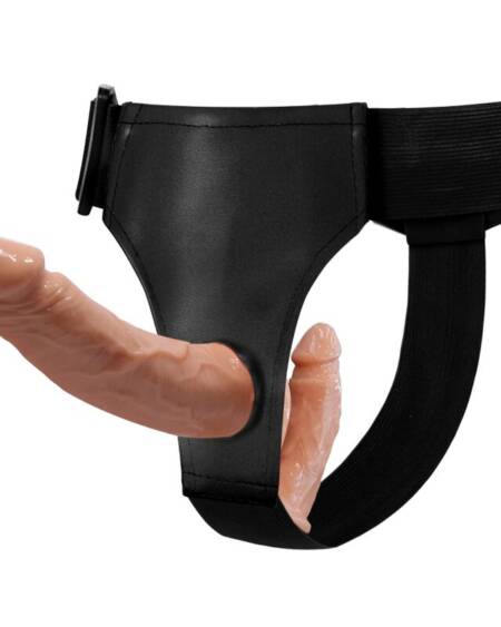 BAILE - ULTRA PASSIONATE HARNESS DILDOS DOBLES CON ARNÉS