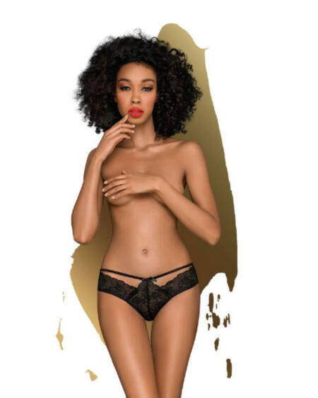 PENTHOUSE - ADORE ME PANTIES NEGRO S/M
