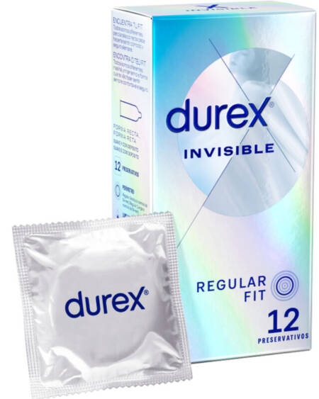 DUREX - INVISIBLE EXTRA FINO 12 UNIDADES