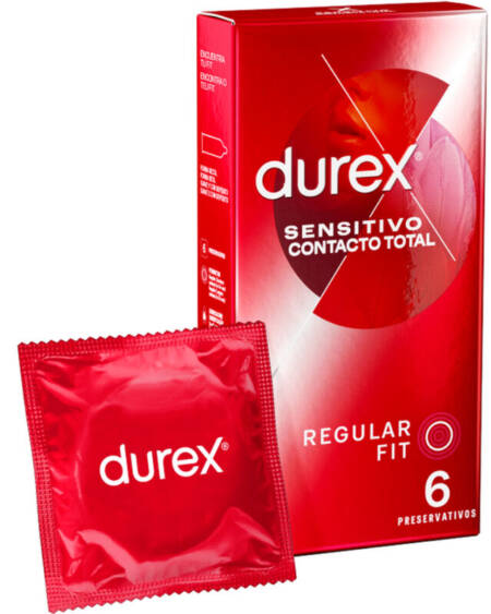 DUREX - SENSITIVO CONTACTO TOTAL 6 UNIDADES