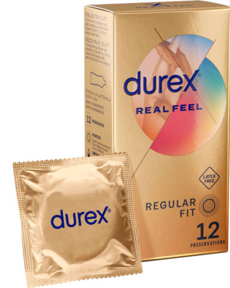 DUREX - REAL FEEL 12 UNIDADES