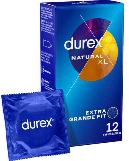 DUREX - NATURAL XL 12 UNIDADES