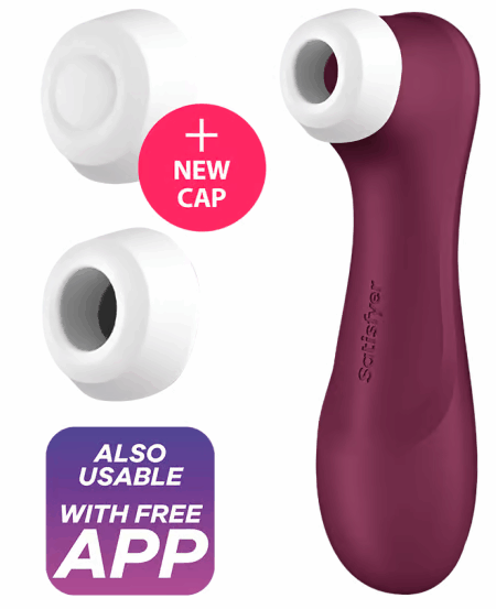 SATISFYER - PRO 2 GENERACIÓN 3 GRANATE BLUETOOTH  APP