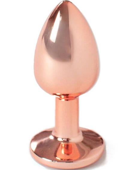SECRETPLAY - METAL BUTT PLUG ORO ROSA TALLA S 7 CM