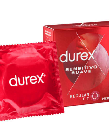 DUREX - SENSITIVO SUAVE 3 UNIDADES