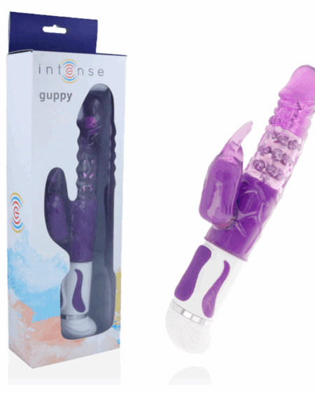 INTENSE - GUPPY VIBRADOR ROTADOR LILA