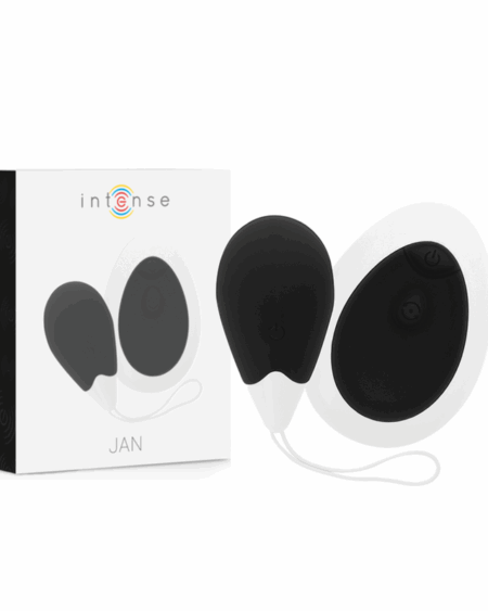 INTENSE - JAN HUEVO VIBRADOR CONTROL REMOTO NEGRO