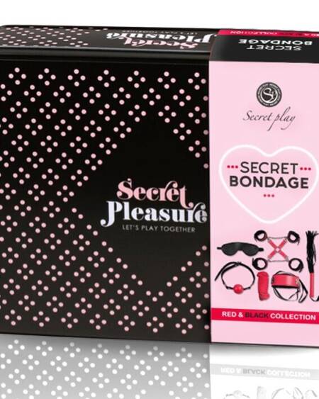 SECRETPLAY - BDSM SET 6 PIEZAS RED COLLECTION