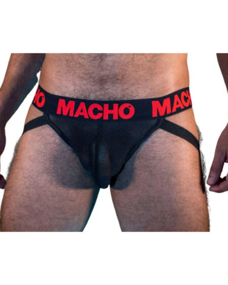 MACHO - MX26X2 JOCK NEGRO/ROJO L