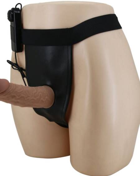 PRETTY LOVE - HARNESS BRIEFS CON VIBRACIÓN DILDO INCLUIDO