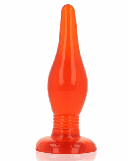 BAILE - PLUG ANAL TACTO SUAVE ROJO 14.2 CM