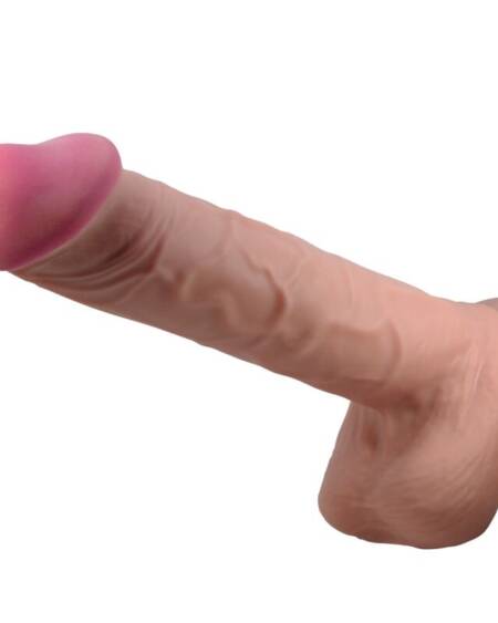 PRETTY LOVE - SLIDING SKIN SERIES DILDO REALÍSTICO CON VENTOSA PIEL DESLIZANTE MORENO 26 CM