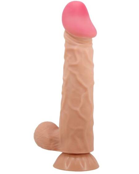 PRETTY LOVE - SLIDING SKIN SERIES DILDO REALÍSTICO CON VENTOSA PIEL DESLIZANTE 24 CM