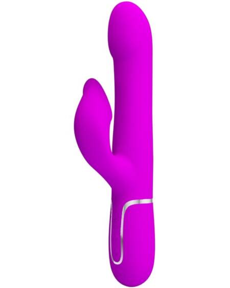 PRETTY LOVE - VIBRADOR RABBIT PERLAS VIOLETA