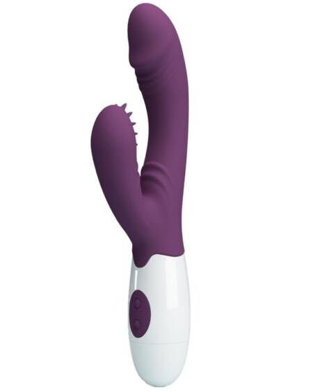 PRETTY LOVE - ANDRE VIBRADOR RABBIT  ESTIMULADOR PUNTO G MORADO