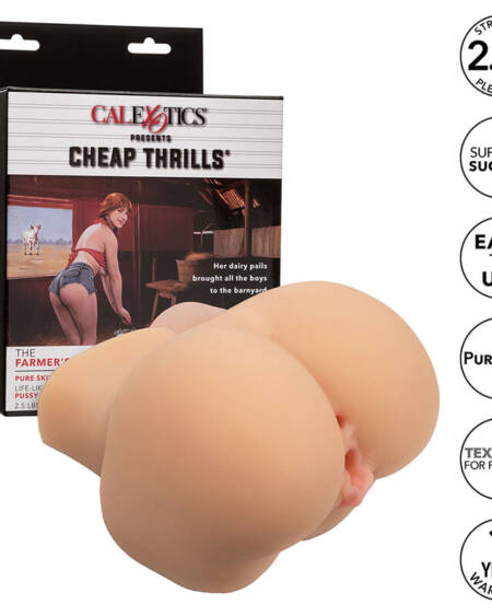 CALEXOTICS - THE FARMERS DAUGHTER DOBLE MASTURBADOR REALÍSTICO NATURAL