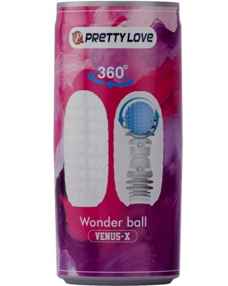 PRETTY LOVE - VENUS X MASTURBADOR MASCULINO MODELO 3 BLANCO