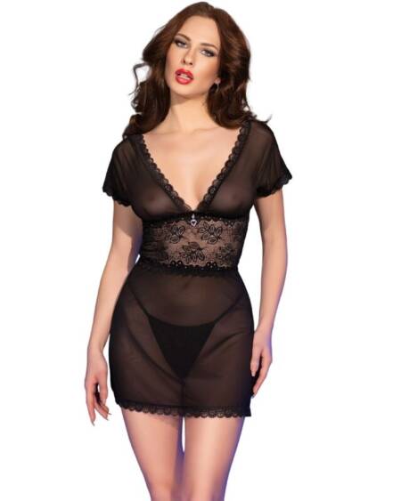 CHILIROSE - CR 4830 BABYDOLL NEGRO S