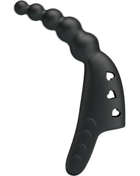 PRETTY LOVE - JORDIN VIBRADOR DE DEDO 10 VIBRACIONES NEGRO