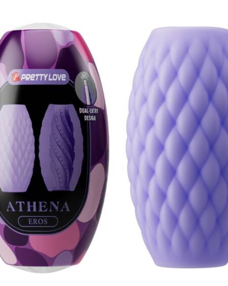 PRETTY LOVE - ATHENA EROS MASTURBADOR MASCULINO SILICONA MORADO