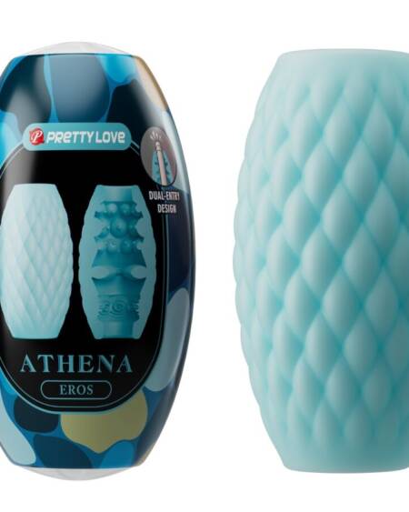 PRETTY LOVE - ATHENA EROS MASTURBADOR MASCULINO SILICONA CELESTE