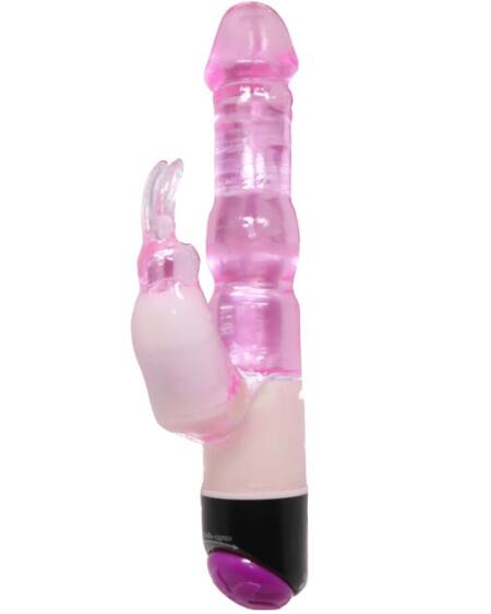 BAILE - WAVES OF PLEASURE FANTASY VIBRADOR CON RABBIT 23 CM