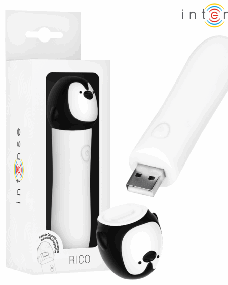 INTENSE - RICO BALA VIBRADORA PINGÜINO RECARGABLE USB 10 X 2.2 CM