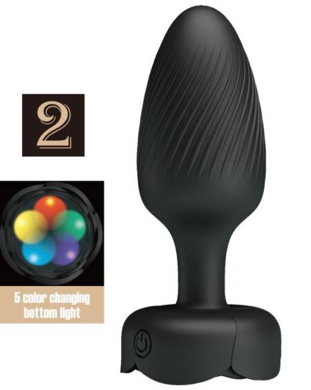 PRETTY LOVE - VARIAN PLUG ANAL CON LUZ LED 10.8 CM