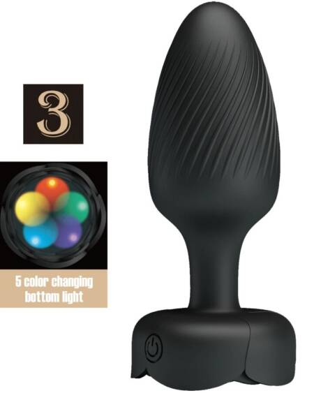 PRETTY LOVE - OSBORN PLUG ANAL CON LUZ LED 9.8 CM