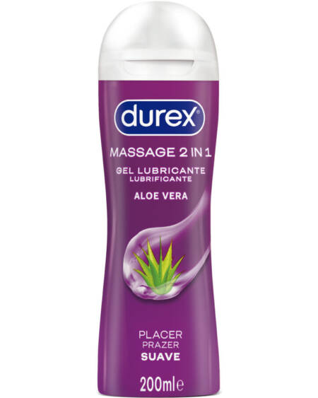 Lubricante Íntimo y Masaje Aloe Vera 2-1
