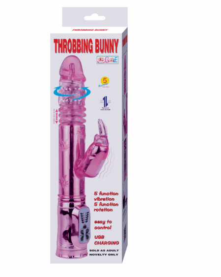 BAILE - THROBBING BUNNY ROTADOR RAMPANTE ROSA