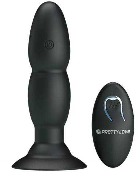 PRETTY LOVE - PLUG VIBRADOR Y ROTACIÓN POR CONTROL REMOTO