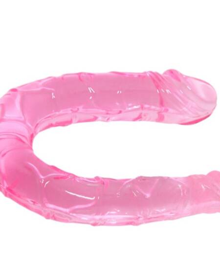 BAILE - DOUBLE DONG DILDO DOBLE ROSA