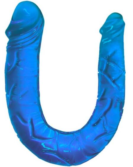 BAILE - DOUBLE DONG DILDO DOBLE AZUL