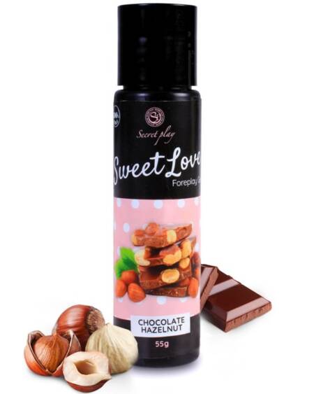 SECRETPLAY - GEL SWEET LOVE CHOCOLATE CON AVELLANAS 60 ML
