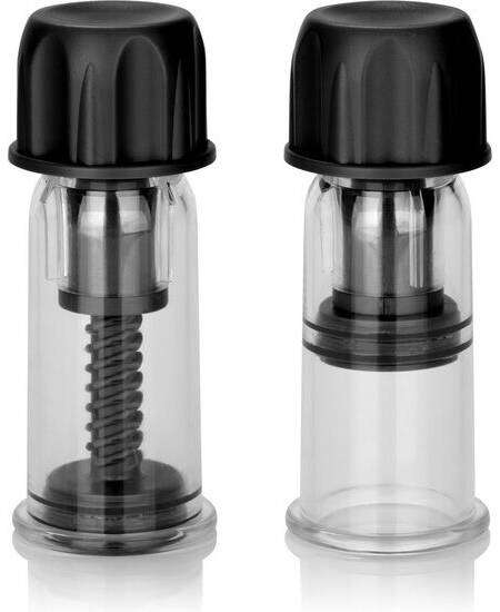 CALEXOTICS - VACCUM TWIST ONDAS ESTIMULADORASES PEZONES NEGRO